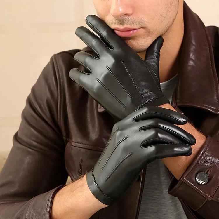 山羊革 スマホ対応可能 本革手袋 メンズ グローブ レザーグローブ レザー手袋 glove バイク手袋 バイクグローブ レーシンググロ